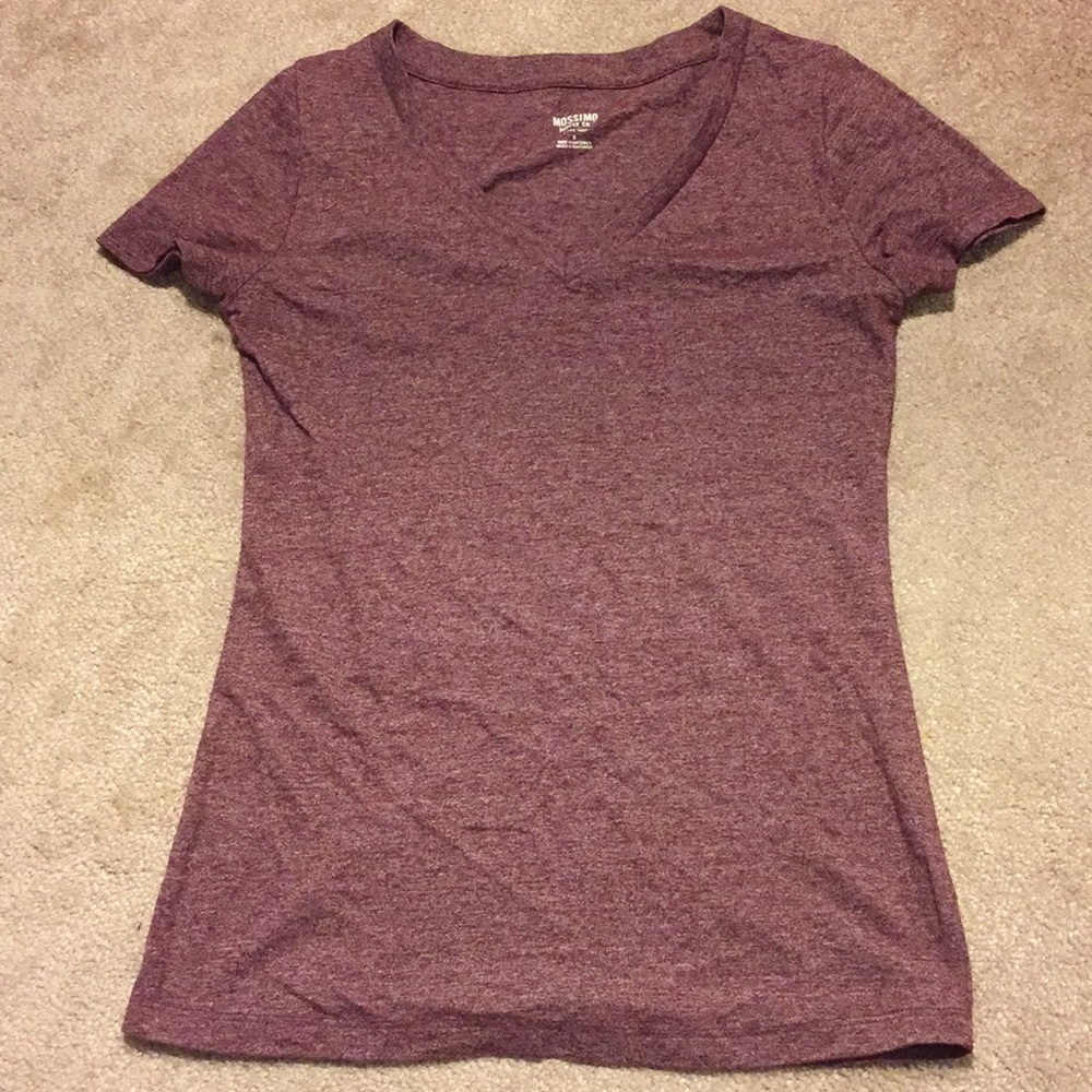 Maroon V-Neck